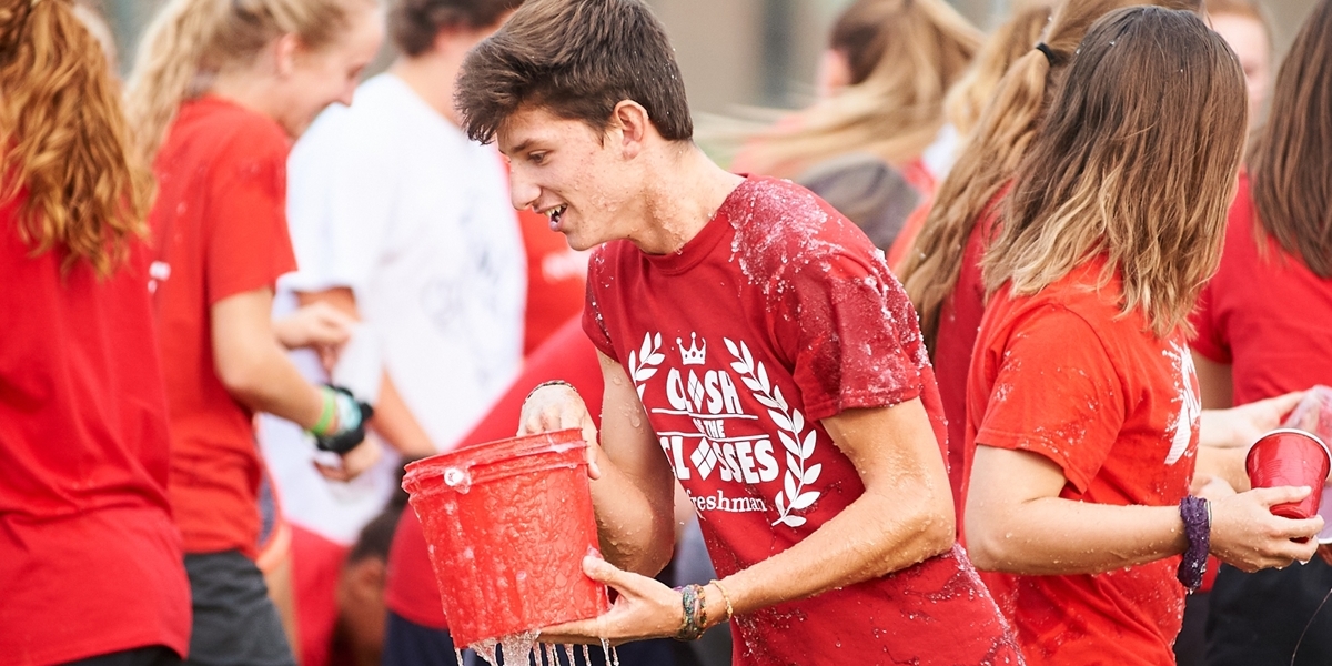 Students participating in Clash of the Classes