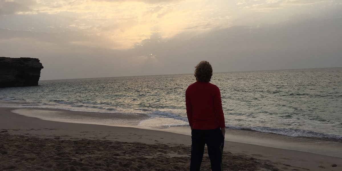 A Northwestern student studies abroad in Oman.