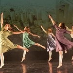 RUSH student dance concert on stage at Northwestern