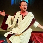 Breakneck Julius Caesar on stage at Northwestern