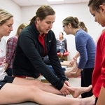 Northwestern professor, students present at athletic training conference