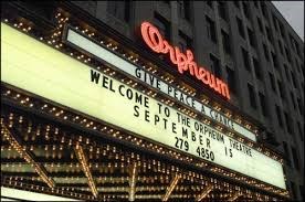 Orpheum Theatre Tour Gift Certificate