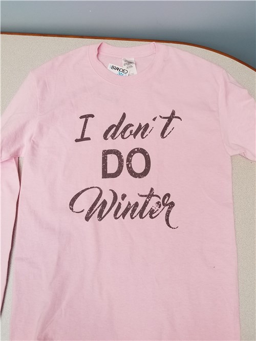 No Winter Pink T-Shirt