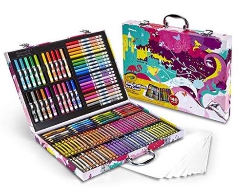 Crayola Pink Portable Art Kit