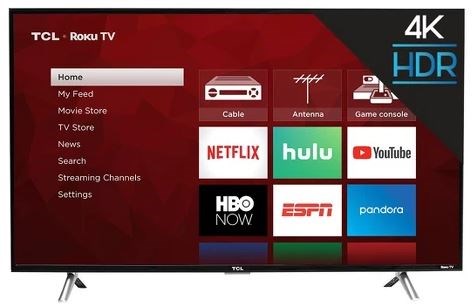 TCL Ultra HD Smart Roku LED TV