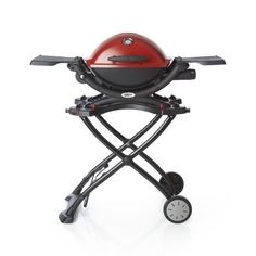 Weber Q1200 LP Portable Gas Grill on Cart