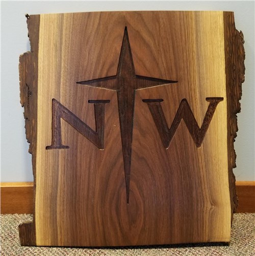 NW Walnut Wall Hanging