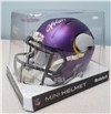 Minnesota Vikings Autographed Mini Helmet