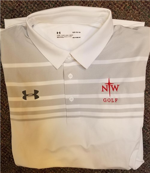 NWC White Golf Polo