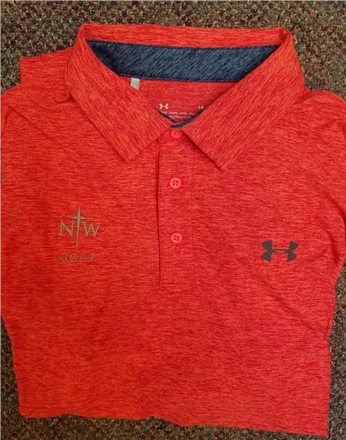 NWC Red Golf Polo