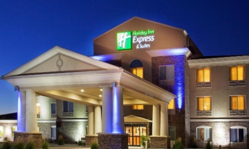 an image of the Holiday Inn Express in Sioux Center, Iowa