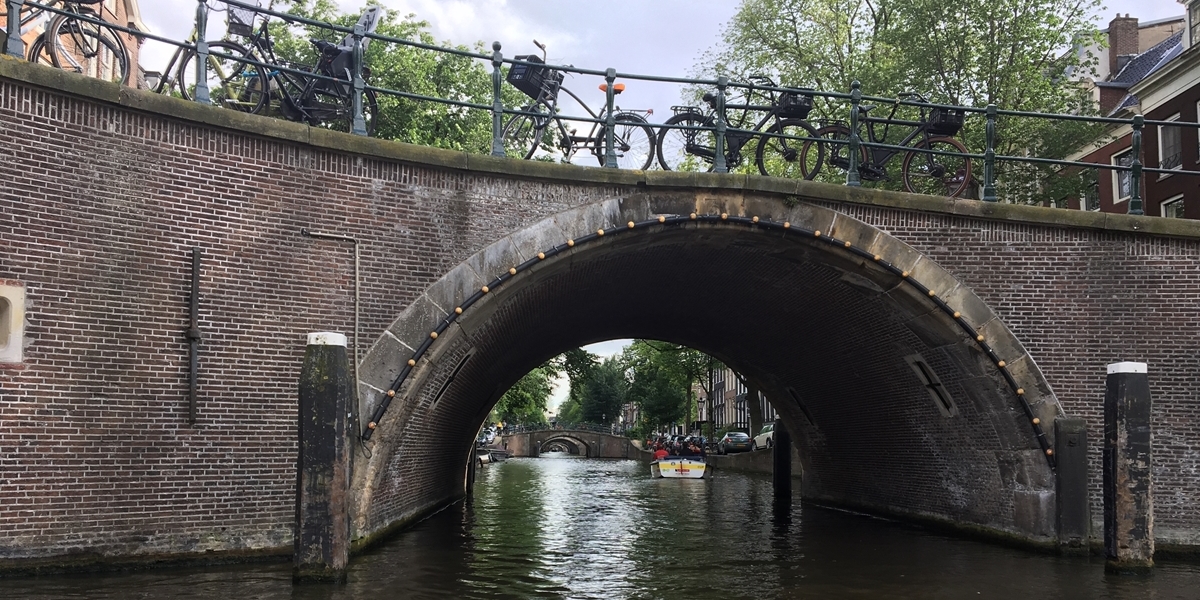 A canal in the Netherlands.