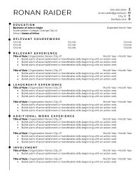 Resume example