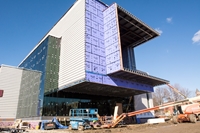 Northwestern's natural and health sciences building construction progress, March 28, 2018
