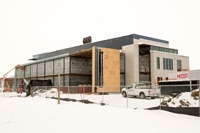 Northwestern's natural and health sciences building construction progress, Feb. 9, 2018